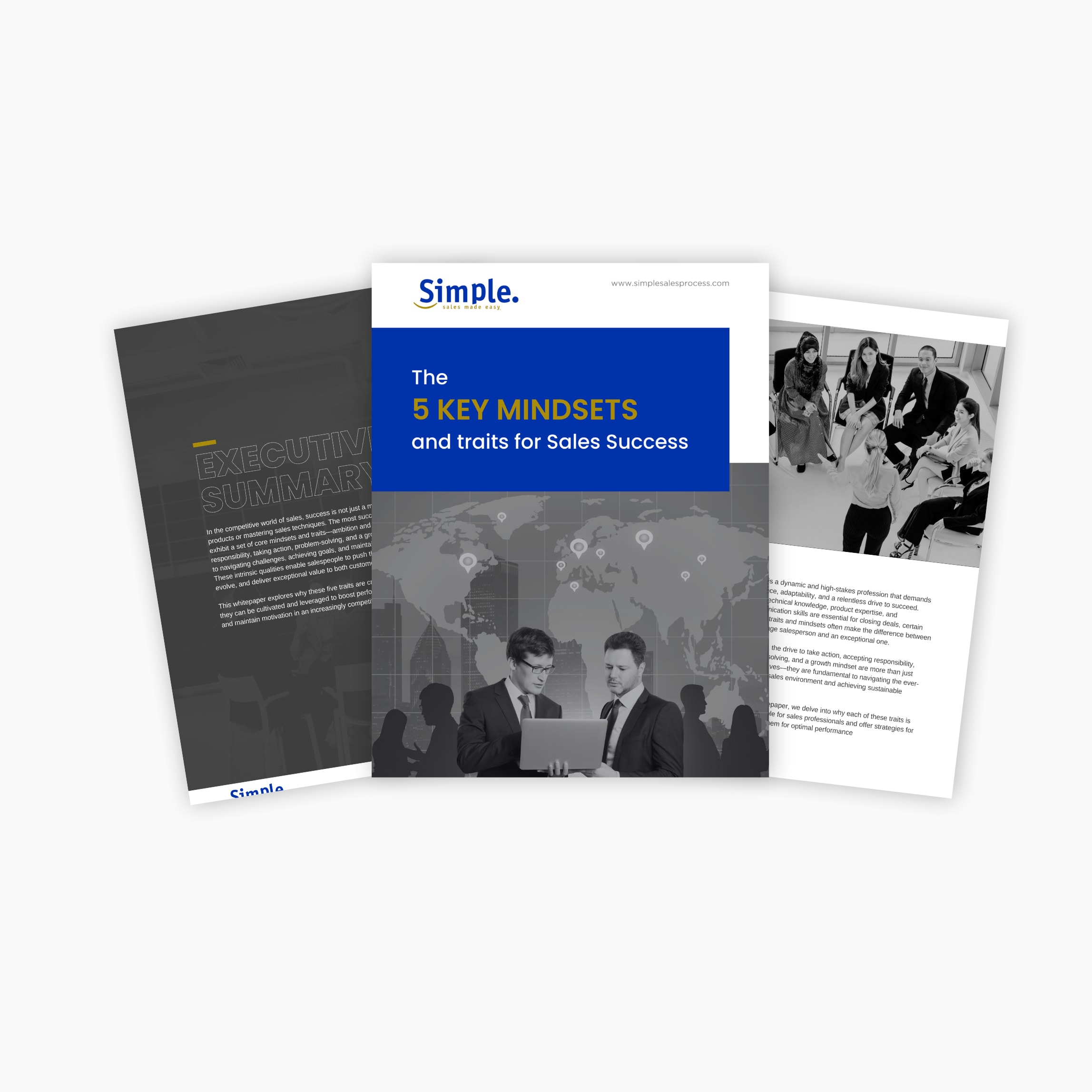 Free Report The Five Key Mindsets And Traits For Sales Success Simple